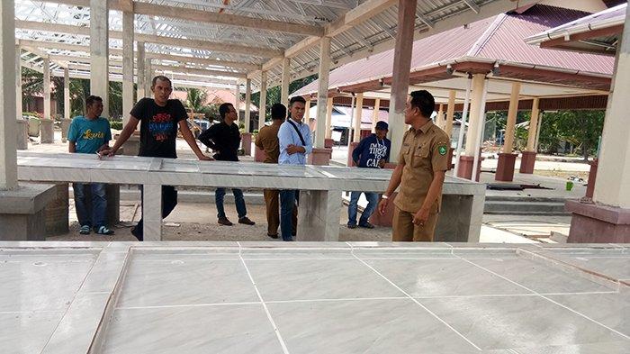 Bangun Pasar Desa Pambang Pesisir Bengkalis Riau Pakai DAK Kementerian Perdagangan Rp 1,3 Milyar